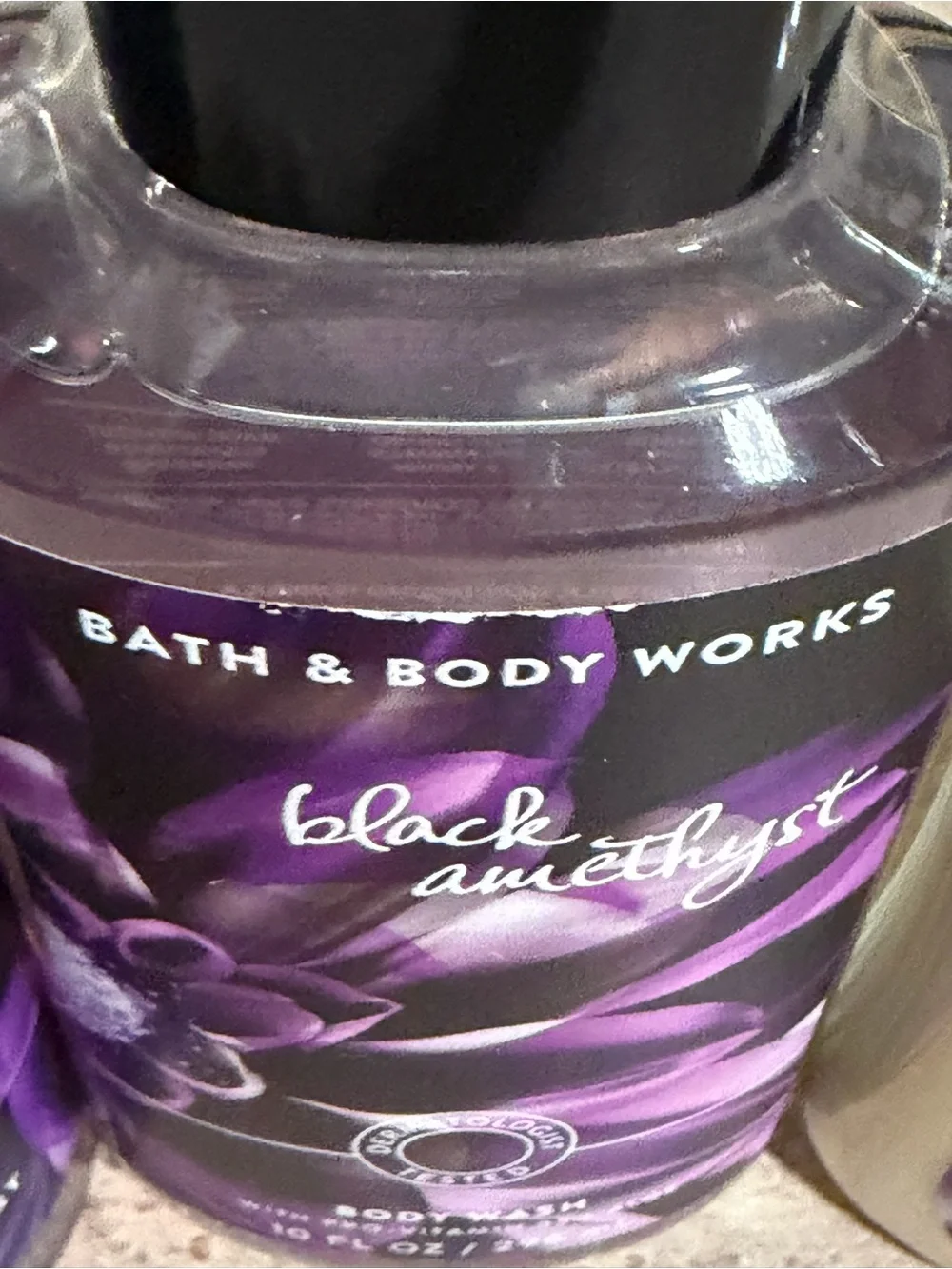 Bath & Body Works Discontinued Black Amethyst Body Wash, Mist, Body Lotion Trio